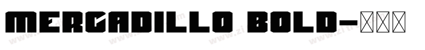 Mercadillo Bold字体转换